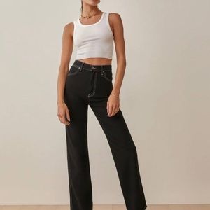 Reformation black jeans